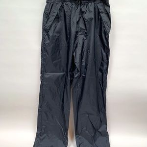  Acuity Pullover Waterproof Nylon Ski/Golf Pants Size L Black
